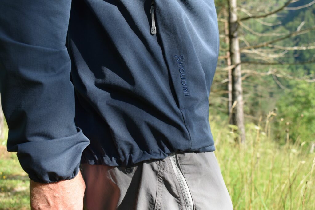 Houdini Daybreak Softshell Jacket: Thin and extremely breathable fabric