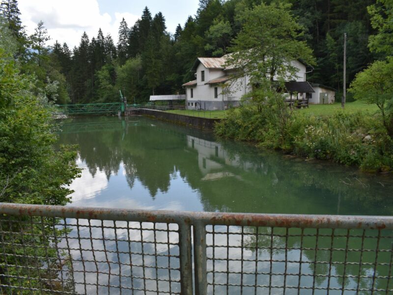 Sum Waterfall Hike - view on the left of the big bridge