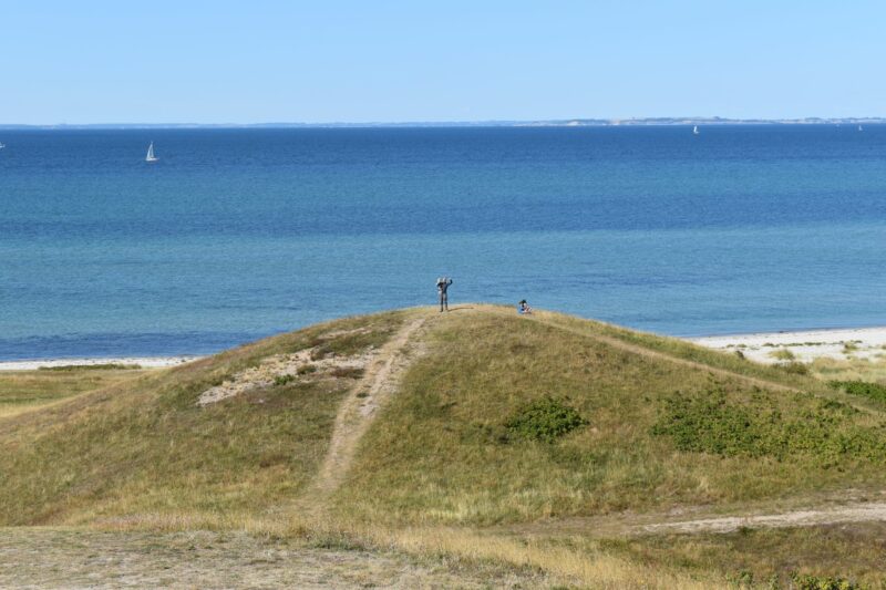 Samsø Nordby Bakker Trail - one of the many rolling hills at Issehoved