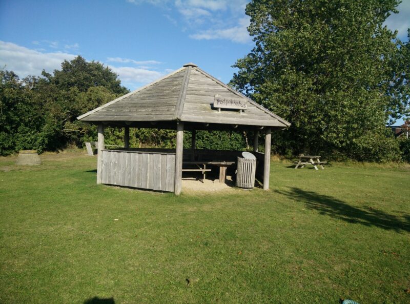 Endelave Mini-Kanino Trail - picnic stop for hikers