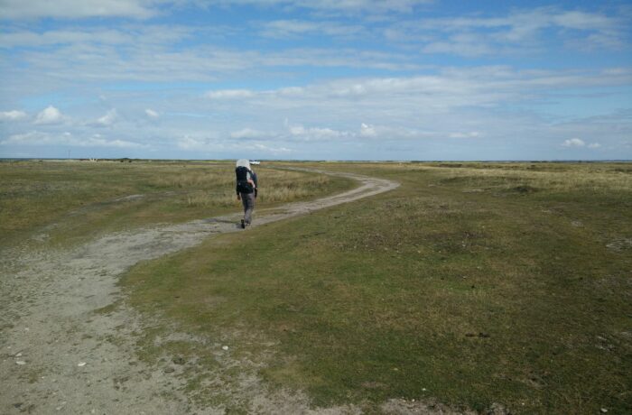 Endelave Mini-Kanino Trail - trail runs close to tip of the island