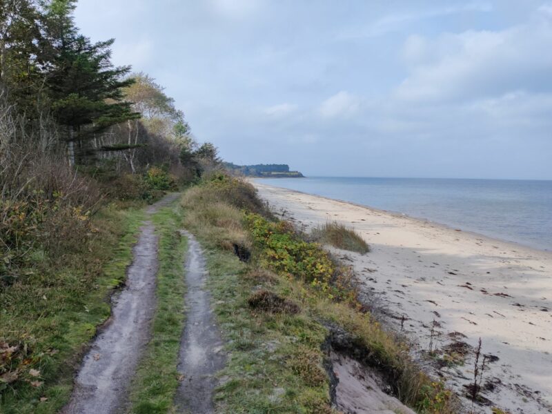 Tunø Hiking Trail - a look back on Nørreklint