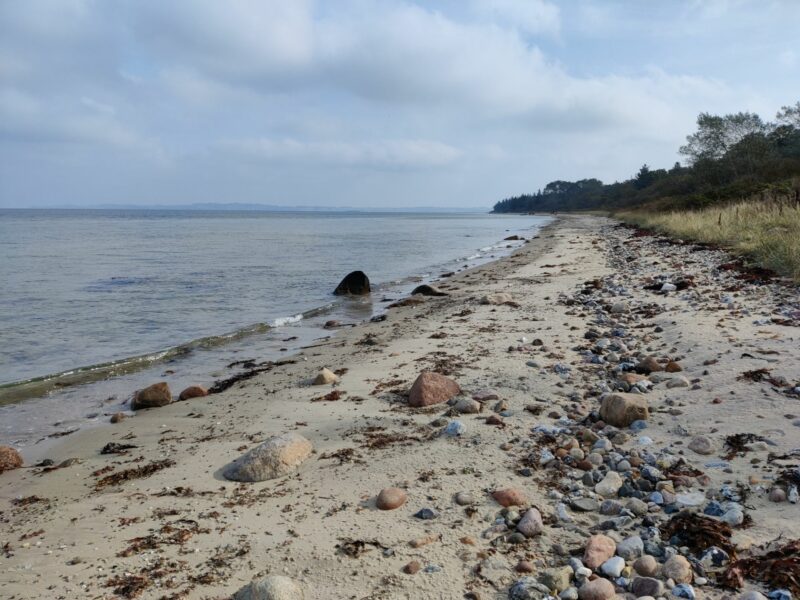 Tunø Hiking Trail - our lunch spot at the northern beach