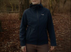 Jack Wolfskin JWP Rain Jacket - from the front