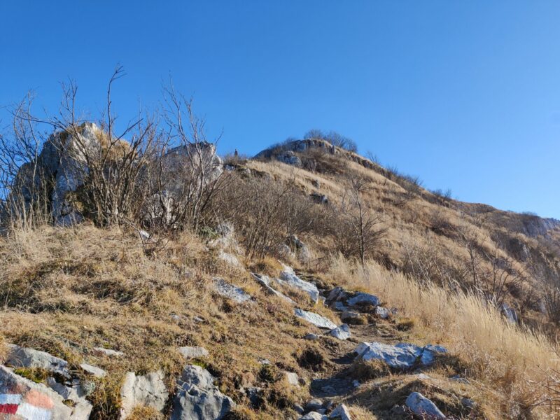 Matajur Hiking Trail - several steep places on the way up