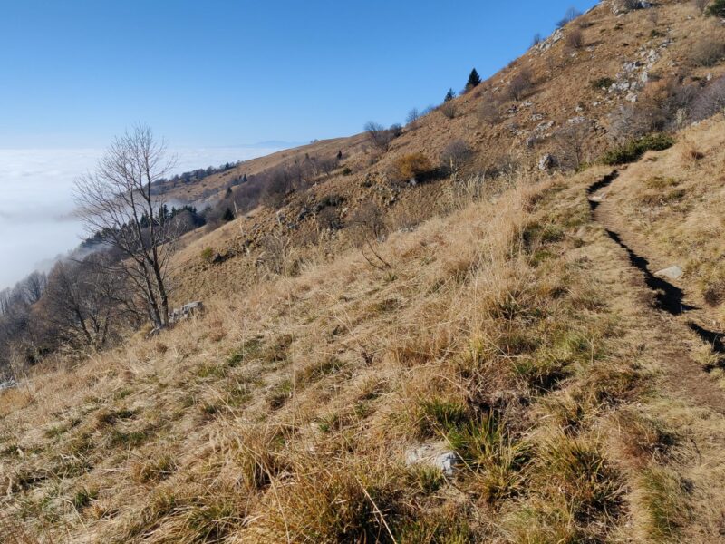 Matajur Hiking Trail - walking on the southern side of the mountain