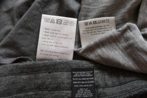 How to Wash Merino Wool - tags from Formal Friday, Falke Silk-Wool and Isobaa 260 pants