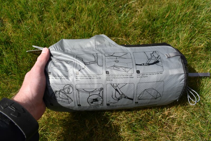 Sea to Summit Telos TR3 Tent - instructions are also printed on stuff sacks as well as handy brochure