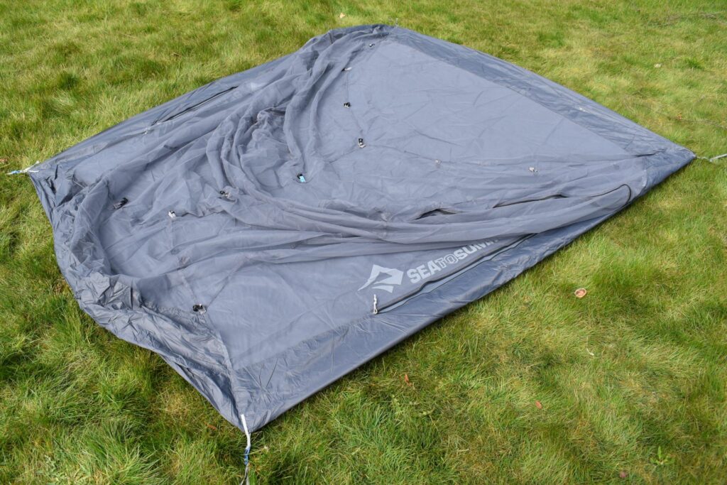Sea to Summit Telos TR3 Tent - the canopy laid out