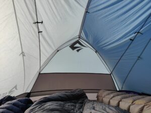 Sea to Summit Telos TR3 Tent - the inside feels very spacious