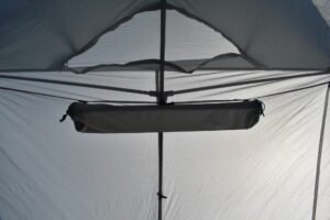 Sea to Summit Telos TR3 Tent - the pole stuff sack doubles as a light bar