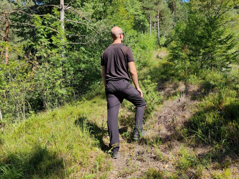 Apricoat Adventure Pants - from the back