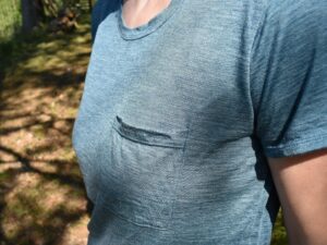 Ibex Merino Tencel T-shirt - chest pocket is mostly decorative