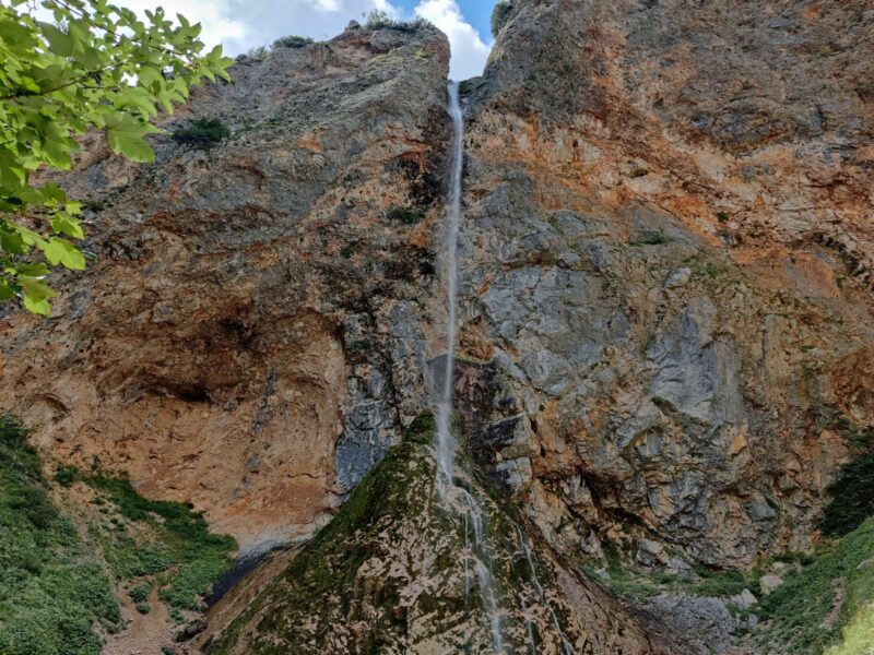 Logar Valley Hiking Trail - the top of the Rinka waterfall