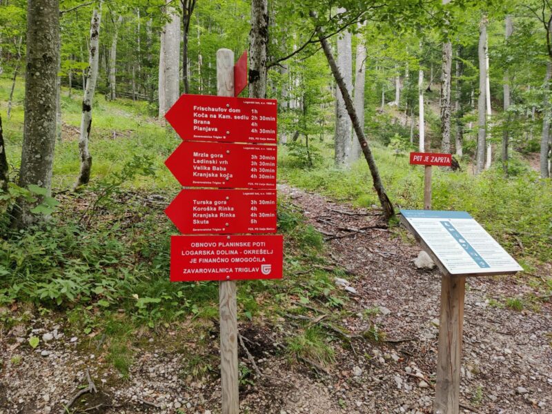 Logar Valley Hiking Trail - there are routes to many more summits in the area