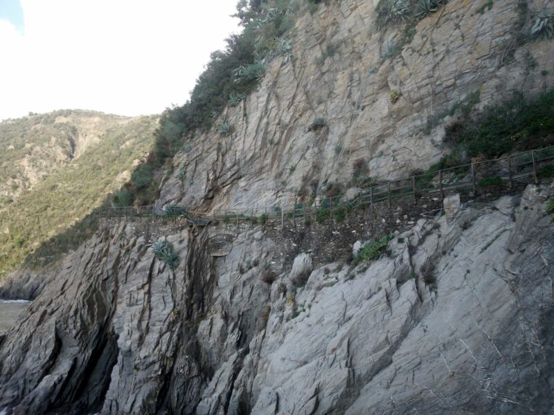 Exploring and Hiking Cinque Terre - it was obvious to see why the coastal path from Manarola to Corniglia was closed