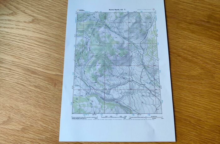 How to print topographic maps for free