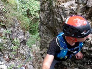 I've been also wearing this vest on via ferrata trails