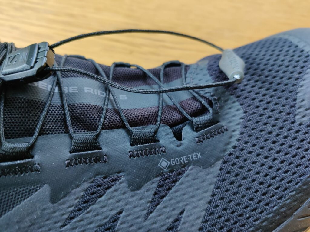 Gore-Tex lining makes them somewhat waterproof