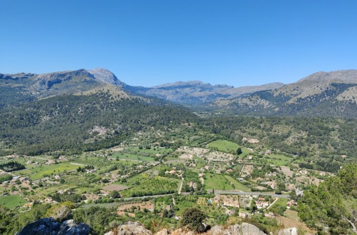 Puig de Maria Hiking Trail - View from the top