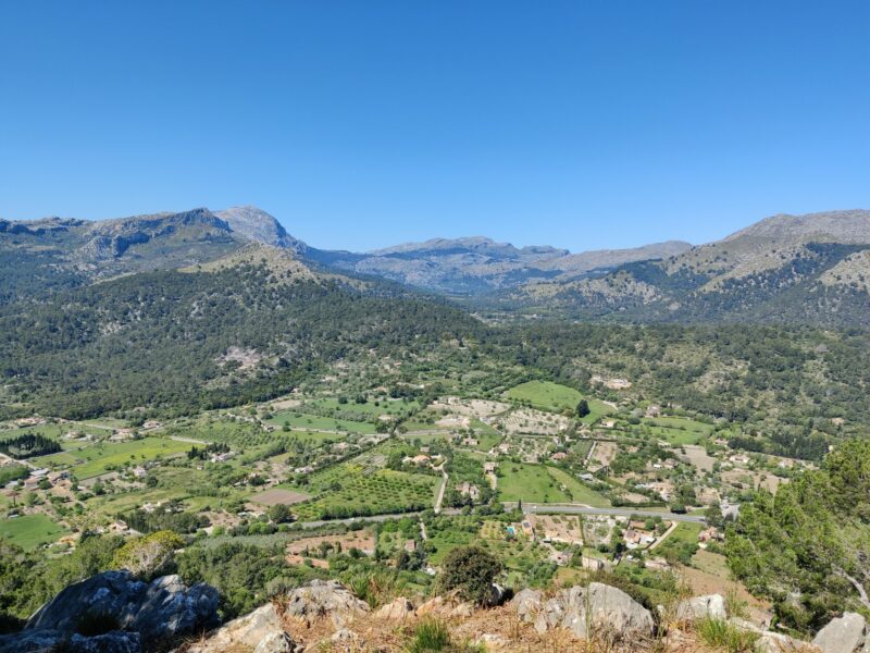 Puig de Maria Hiking Trail - View from the top