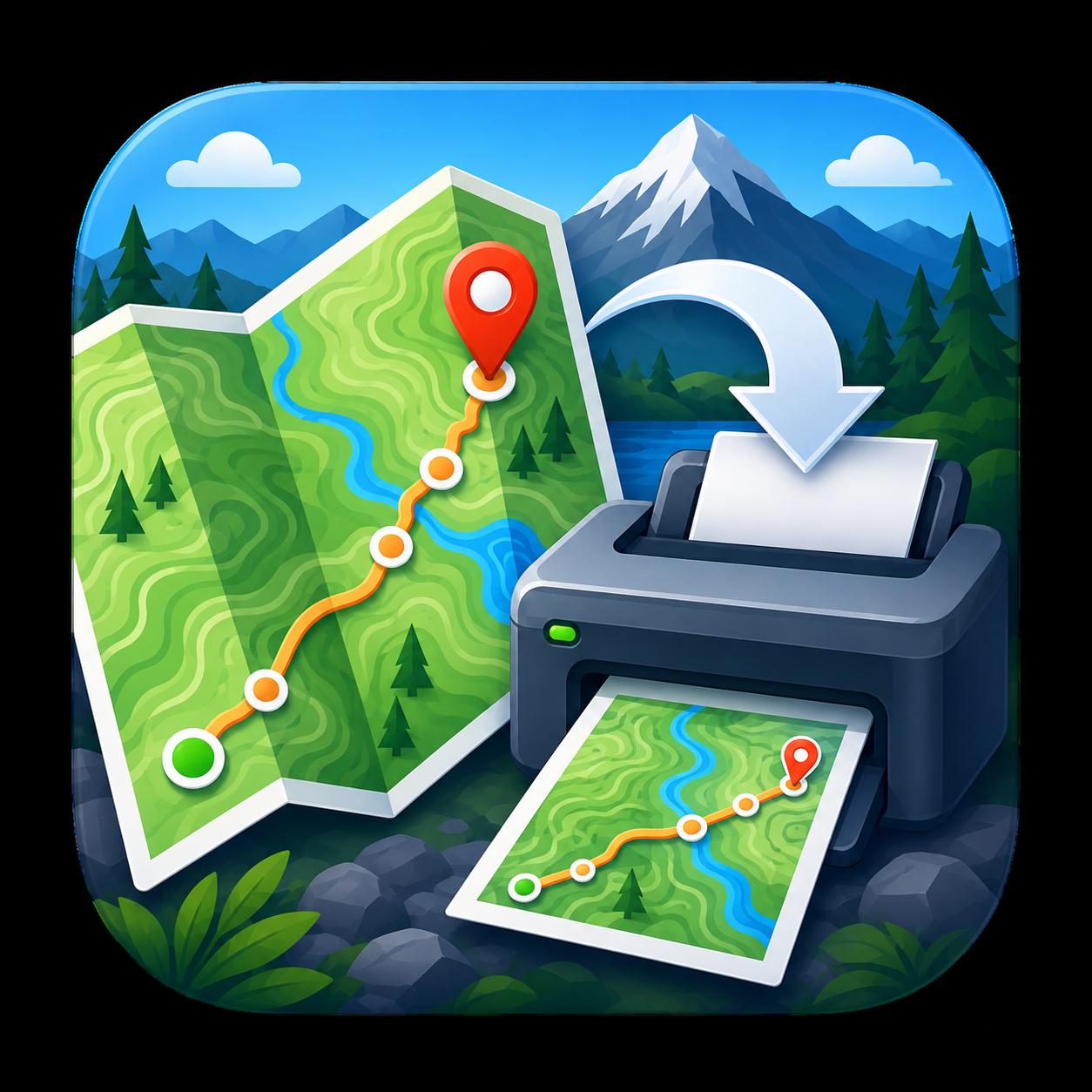 GPX to Printable Map